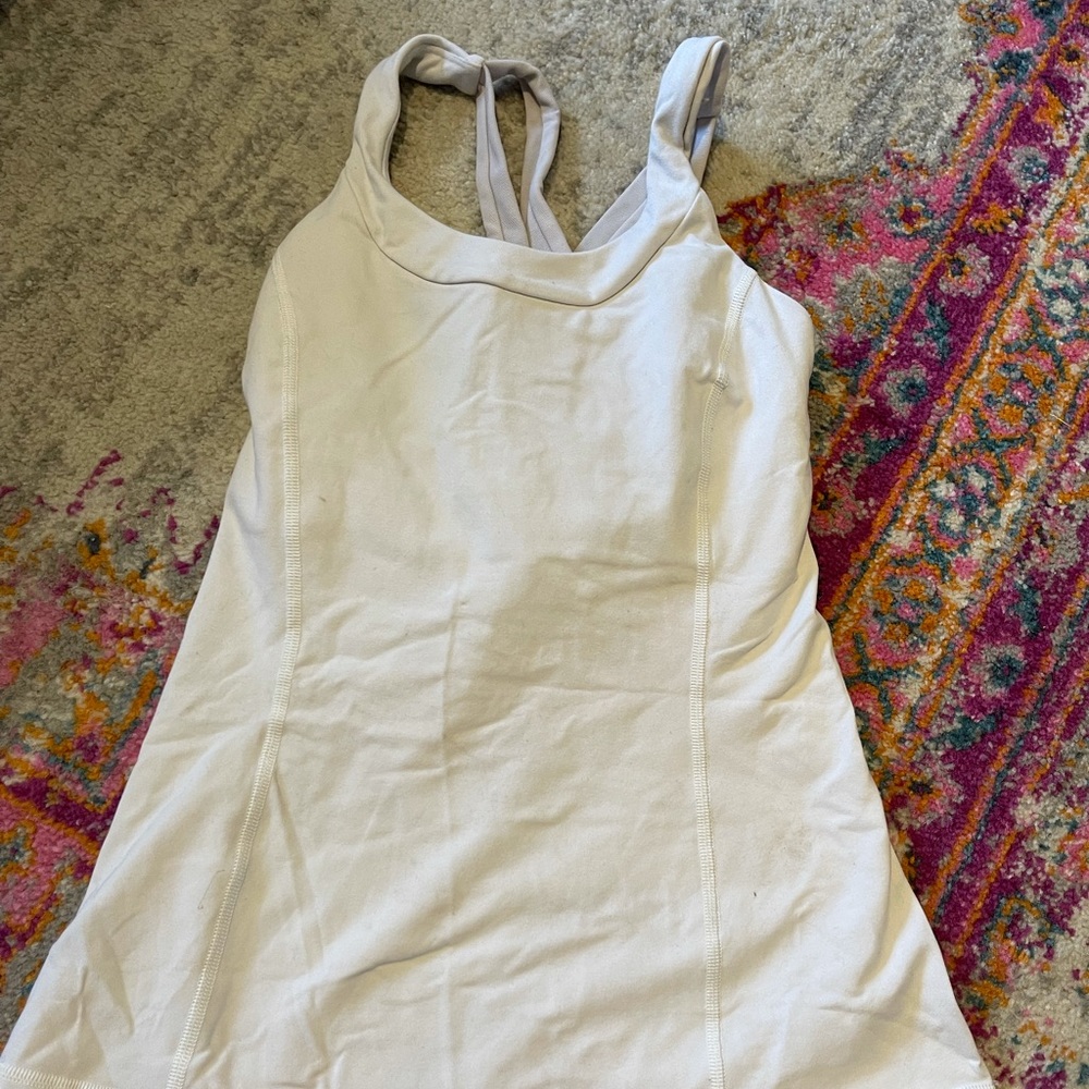 Lululemon white tank top